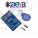 OkaeYa RC522 RFID 13.56MHz RFID Reader Writer Mifare Sensor RF Module + Card + Keyfob